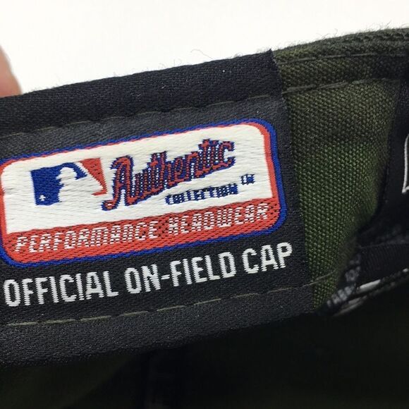 New Era Chicago Cubs Armed Forces Memorial Day Camo 59FIFTY Fitted Hat Sz 7 - Picture 12 of 16